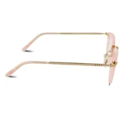 RUE - GEO PINK + CLEAR GLASSES -Sunglasses Sales diff eyewear rue geo pink clear glasses alt 3