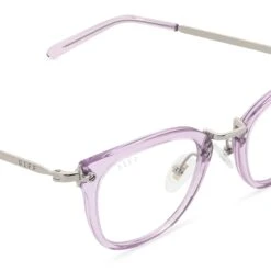 RUE - LAVENDER FOG CRYSTAL + CLEAR GLASSES -Sunglasses Sales diff eyewear rue lavender fog clear glasses alt 4