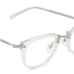 RUE - SOFT LAGOON CRYSTAL + CLEAR GLASSES -Sunglasses Sales diff eyewear rue soft lagoon crystal clear glasses alt 4