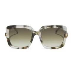 SANDRA - KOMBU + OLIVE GRADIENT SUNGLASSES