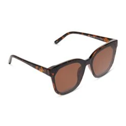SIA - BLACK BROWN TORTOISE + SOLID BROWN SUNGLASSES -Sunglasses Sales diff eyewear sia black brown tortoise solid brown sunglasses alt 4
