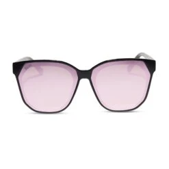 SIA - BLACK + CHERRY BLOSSOM MIRROR SUNGLASSES