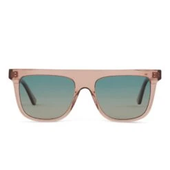 STEVIE - CAFÉ OLE + TURQUOISE SEA GRADIENT SUNGLASSES