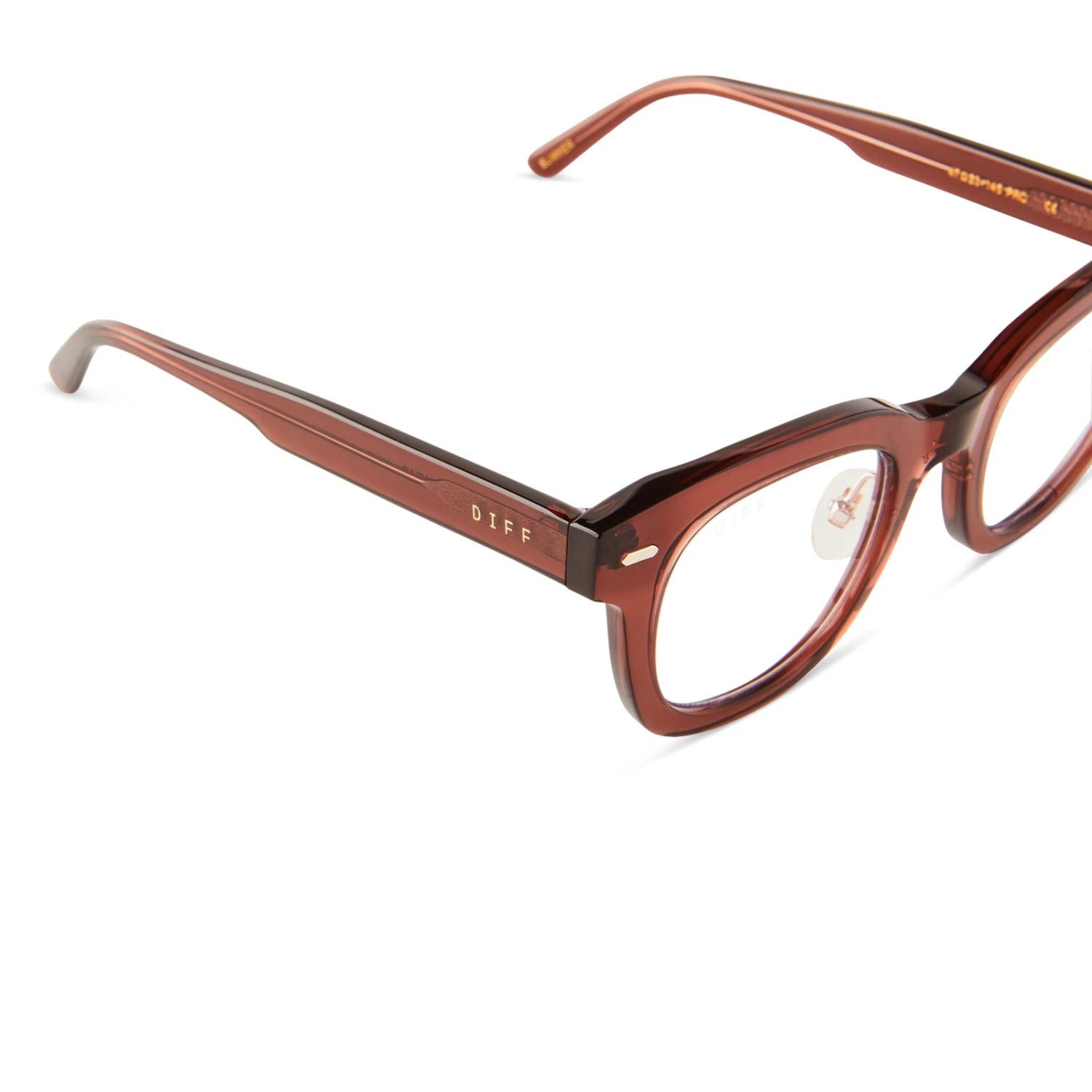 SUMMER - DEEP AMBER + CLEAR GLASSES 6 SUMMER - DEEP AMBER + CLEAR GLASSES - Image 4