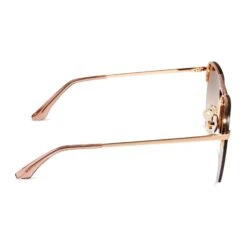 TAHOE - BRUSHED GOLD + TAUPE ROSE GRADIENT FLASH SUNGLASSES -Sunglasses Sales diff eyewear tahoe brushed gold taupe rose gradient flash sunglasses alt 3