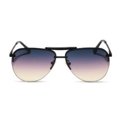 TAHOE - MATTE BLACK + TWILIGHT GRADIENT SUNGLASSES