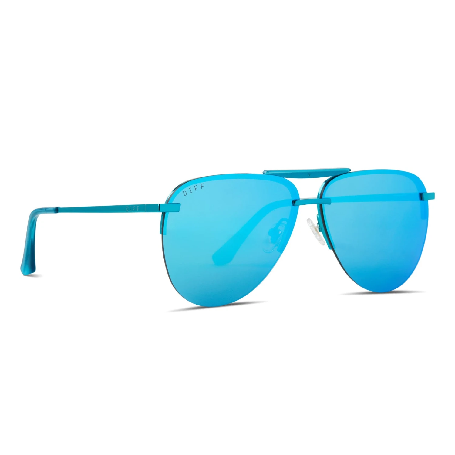 TAHOE - TURQUOISE METALLIC + TEAL MIRROR + POLARIZED SUNGLASSES 4 TAHOE - TURQUOISE METALLIC + TEAL MIRROR + POLARIZED SUNGLASSES - Image 2