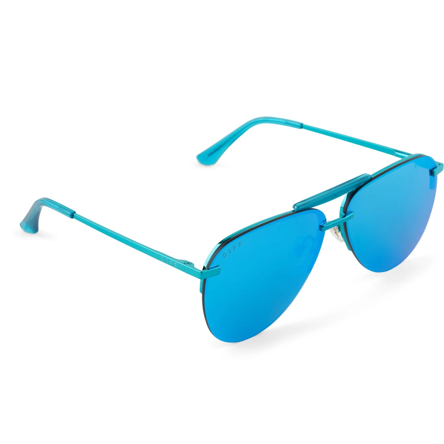 TAHOE - TURQUOISE METALLIC + TEAL MIRROR + POLARIZED SUNGLASSES 6 TAHOE - TURQUOISE METALLIC + TEAL MIRROR + POLARIZED SUNGLASSES - Image 4