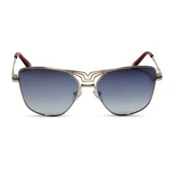 THOR - SILVER + GREY GRADIENT SILVER FLASH + POLARIZED SUNGLASSES