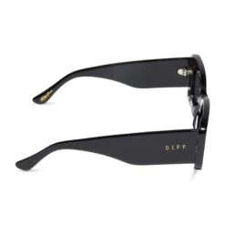 KRISTY SARAH - TTYL + BLACK + GREY SUNGLASSES -Sunglasses Sales diff eyewear ttyl black grey sunglasses alt 3