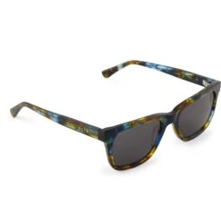 WESLEY - GLACIAL TORTOISE + GREY + POLARIZED SUNGLASSES -Sunglasses Sales diff eyewear wesley glacial tortoise solid grey polarized sunglasses alt 4