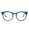 WESTON - DEEP AQUA + CLEAR GLASSES