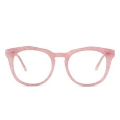 WESTON - GEO PINK + CLEAR GLASSES