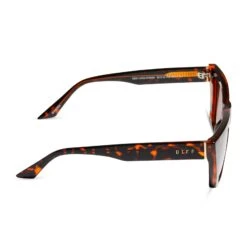 WINONA - DARK TORTOISE + BROWN GRADIENT SUNGLASSES -Sunglasses Sales diff eyewear winona dark tortoise brown gradient sunglasses alt 3