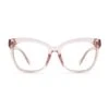 WINSTON - LIGHT PINK CRYSTAL + CLEAR GLASSES -Sunglasses Sales diff eyewear winston light pink crystal clear glasses alt 1