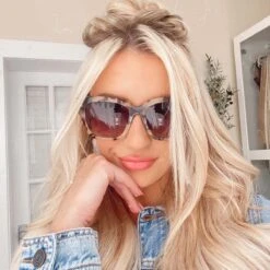 BELLA II - CREAM TORTOISE + GREY GRADIENT SUNGLASSES -Sunglasses Sales diff eyewear womens sunglasses 1x1 heyitsbecks bella II cream tort grey CT GG171