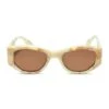 ZOE - MILK N HONEY + BROWN SUNGLASSES 1 ZOE - MILK N HONEY + BROWN SUNGLASSES -Sunglasses Sales diff eyewear zoe milk n honey brown sunglasses alt 1