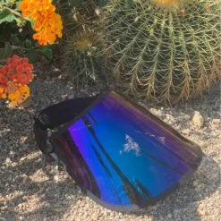 CARINA SUN VISOR | BY ARAYA - PURPLE -Sunglasses Sales diff july 2021 flatlay visor purple