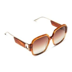 TINA - HENNA TORTOISE + BROWN GRADIENT SUNGLASSES -Sunglasses Sales diff tina henna tortoise brown gradient sunglasses alt 4