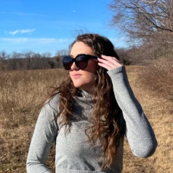 MAYA - BLACK + GREY POLARIZED SUNGLASSES -Sunglasses Sales diffshopifypdp 14