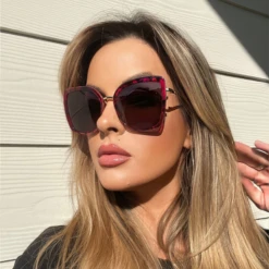 CLARISSE - PINK RUSH TORTOISE + GREY SUNGLASSES 11 CLARISSE - PINK RUSH TORTOISE + GREY SUNGLASSES -Sunglasses Sales diffshopifypdp 30