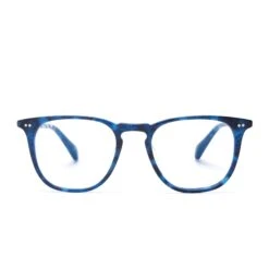 MAXWELL - REGAL BLUE TORTOISE + CLEAR GLASSES