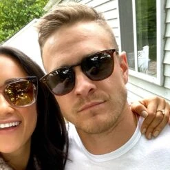 MAXWELL - WHISKEY + GREY POLARIZED SUNGLASSES -Sunglasses Sales maxwell WS GR188P PDP 1