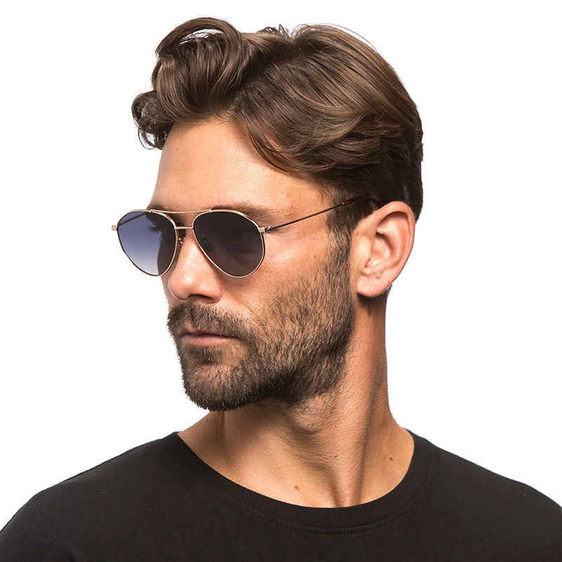 SCOUT - GOLD + GREY BLUE + POLARIZED SUNGLASSES 9 SCOUT - GOLD + GREY BLUE + POLARIZED SUNGLASSES - Image 7