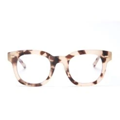 SUMMER - CREAM TORTOISE + CLEAR GLASSES